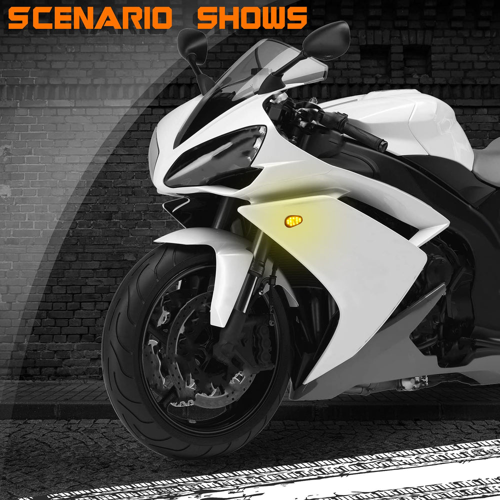 QUASCO MT-09 smoked lens turn signals enhance daytime presence