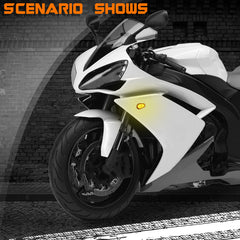QUASCO MT-09 smoked lens turn signals enhance daytime presence