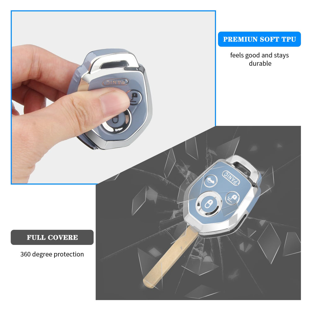 QBUC precision cutouts keep Subaru fob buttons easy to press