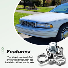 Quctaki regulator set dual ports enabling stable fuel flow