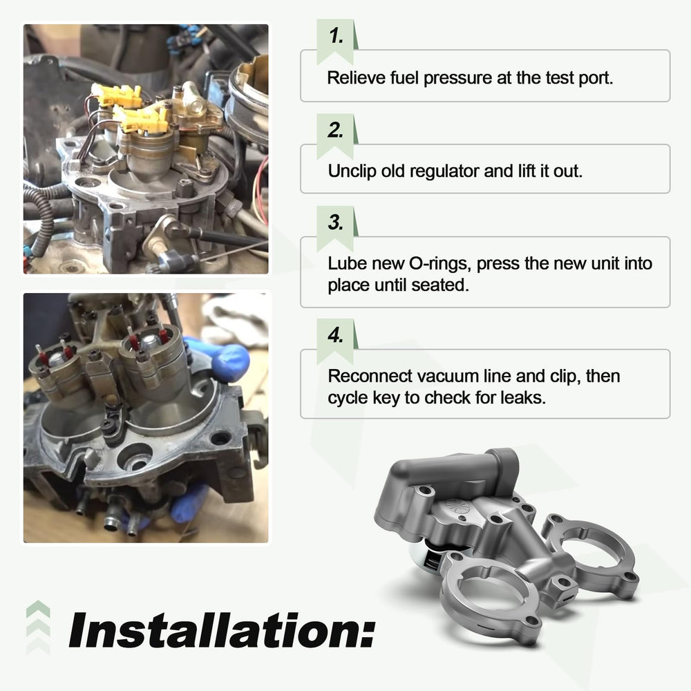 Quctaki regulator label on unit verifies model and specs