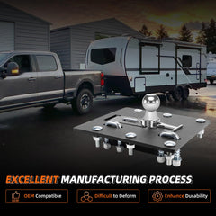 Queencar 61052 durable installation ensures secure mounting