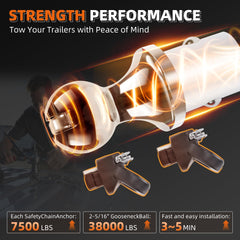 Queencar forged alloy steel ball resists wear for long-term use.