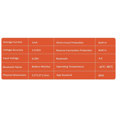 Quicklynks BM2 lowvolt alarm alert within Bluetooth range