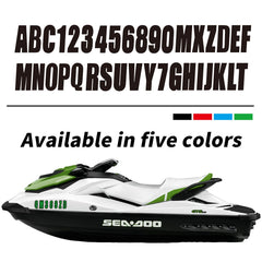 QuickMarine easy-peel application with clear backing makes labeling simple.