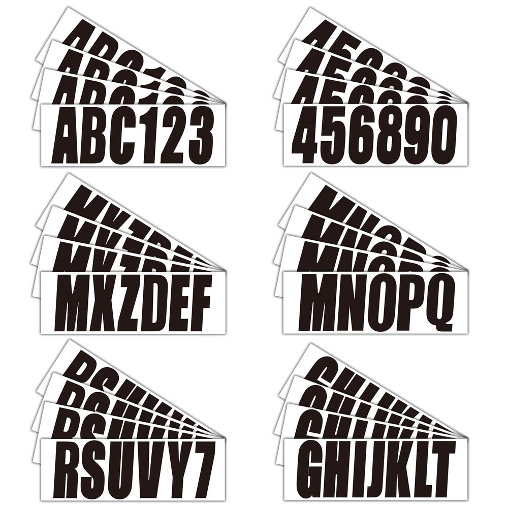 QuickMarine decals resist fuel spills and scratches for long-lasting visibility.