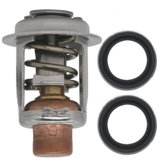 QuickMarine packaged thermostat kit shows ready-to-install parts for easy maintenance