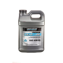 Quicksilver 80W-90 gear lube bottle for marine engines