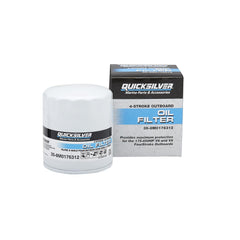 Quicksilver 8M0176312 oil filter body improves oil cleanliness for Mercury outboards