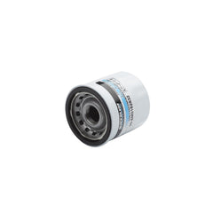 Quicksilver oil filter with anti-drain-back valve reduces dry starts for quicker lubrication.