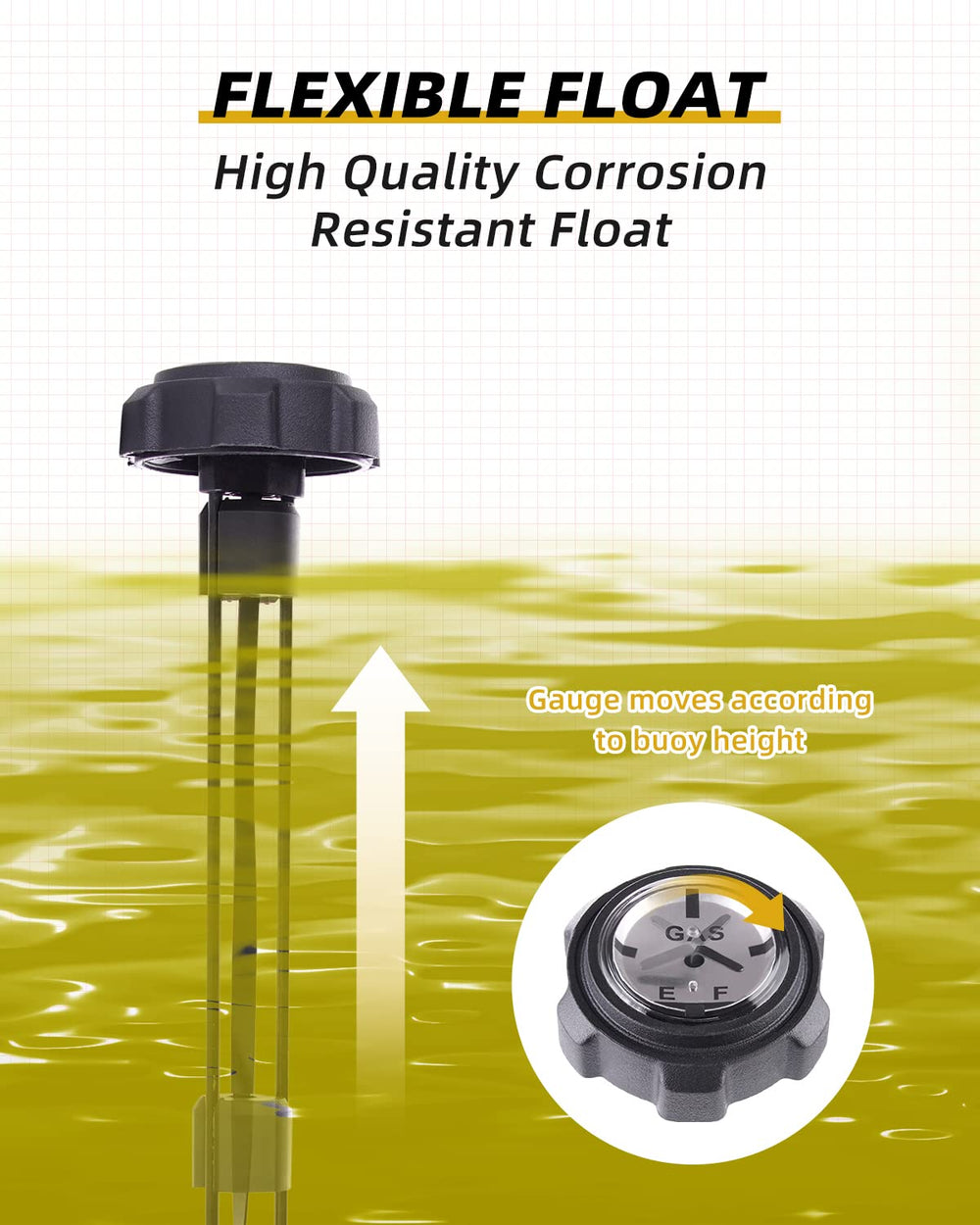 QuickWOLF Ranger gas cap corrosion-resistant material withstands rugged use.