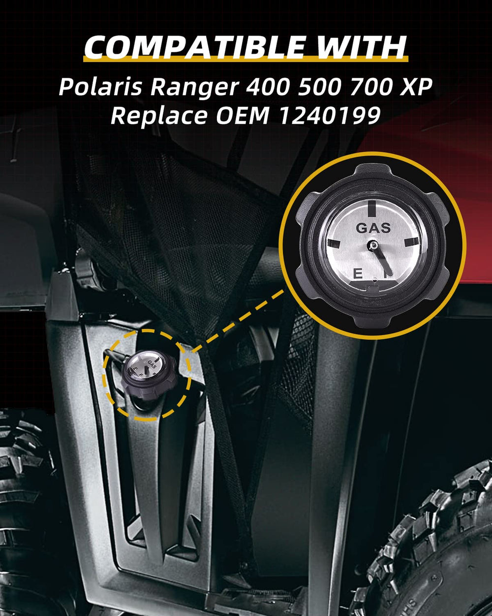 QuickWOLF Ranger gas cap replaces OEM 1240119 with trusted performance.