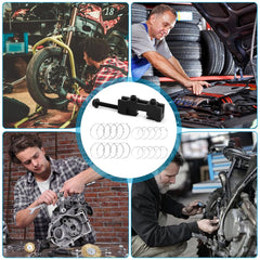 Quivorant screw grease point reduces friction for smoother operation.