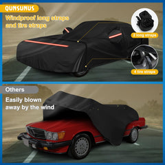 QUNSUNUS Mercedes SL windproof straps secure the cover