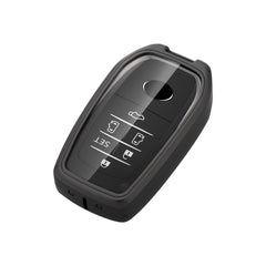 Qunzes key fob cover with heavy-duty keychain for Toyota Prius shields the fob for daily trips.