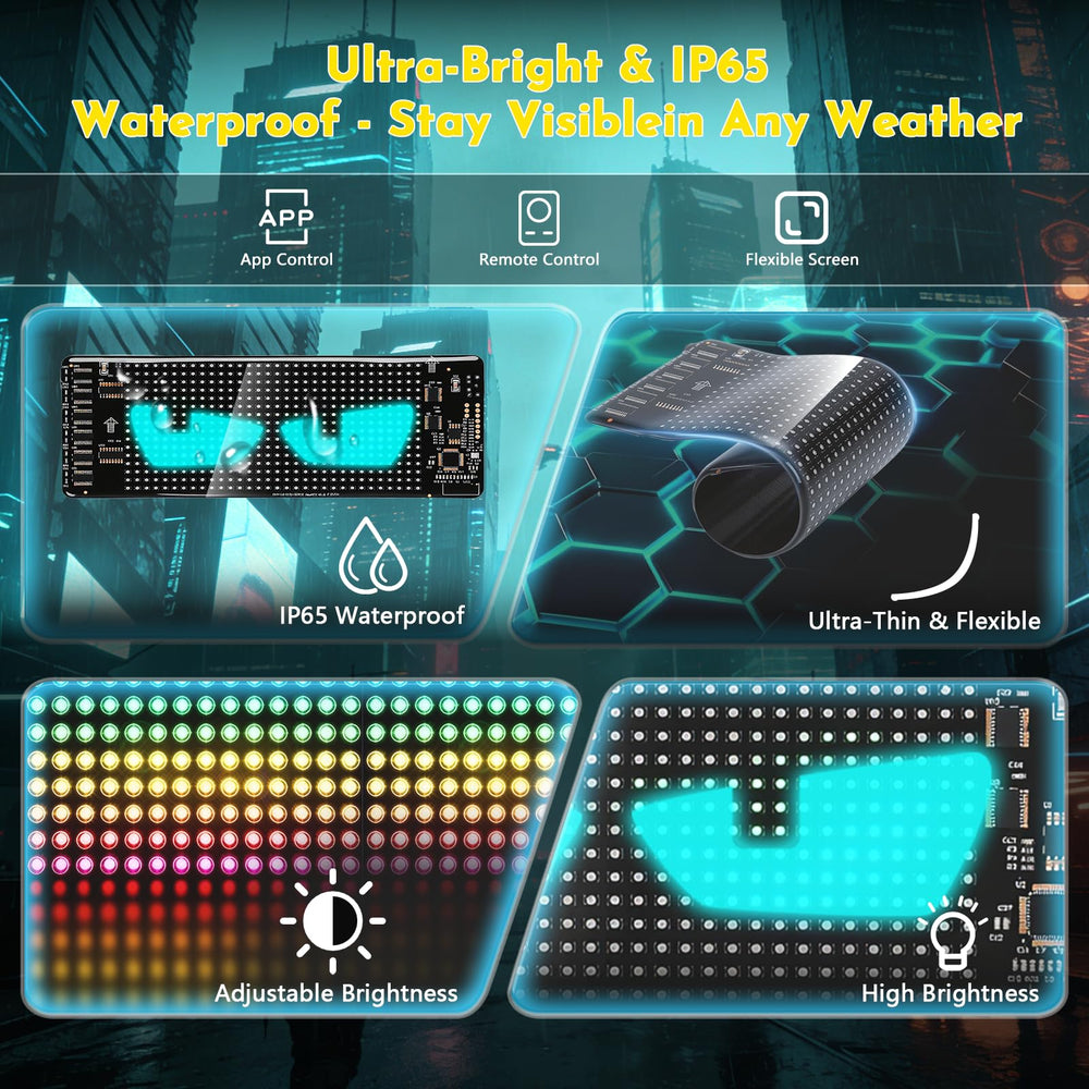 Quplavo waterproof flexible LED eyes provide all-weather reliability