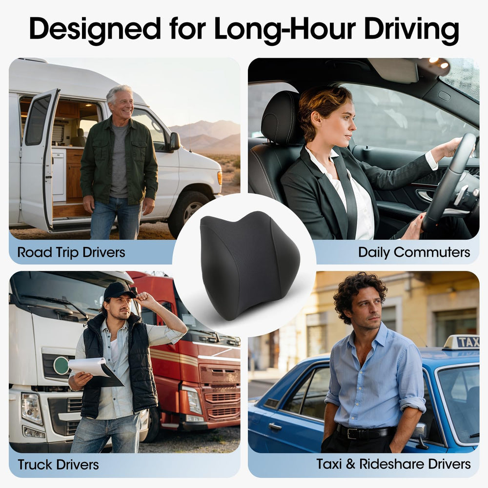 QUTOOL high-density memory foam contours to the lower back for lasting support.