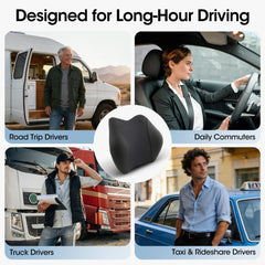 QUTOOL high-density memory foam contours to the lower back for lasting support.