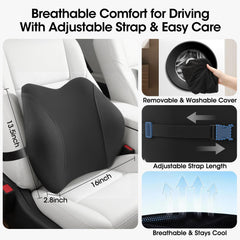 QUTOOL long-drive comfort supports posture on extended road trips.