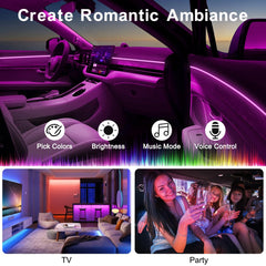 QVEVDACAR RF remote control enables quick color and mode changes