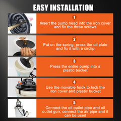 QVIKPMU bucket-mount bracket provides stable mounting.