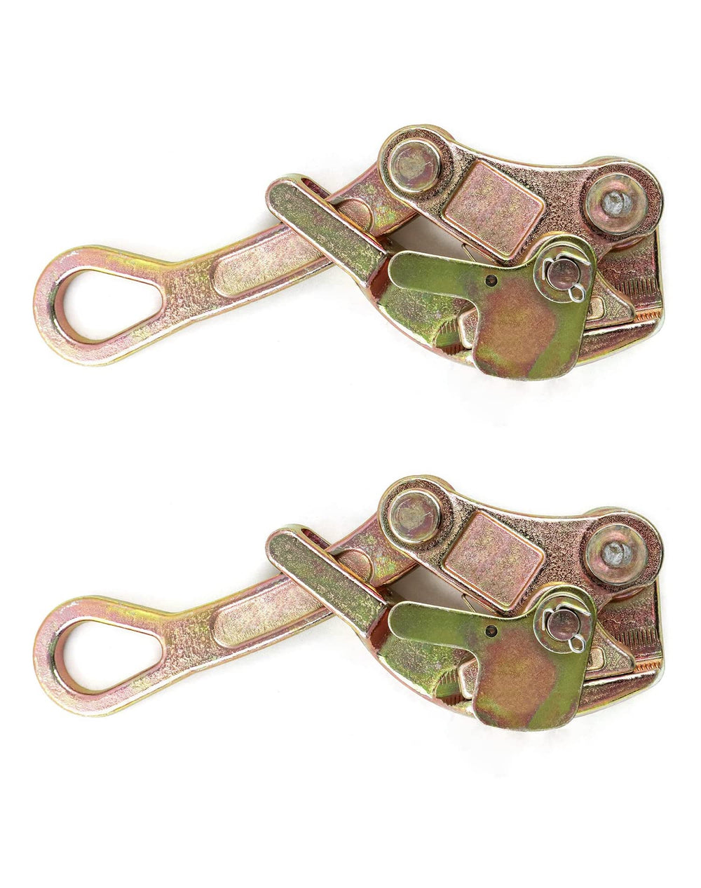 QWORK 2t cable grip clamp overview for convenient paired use.