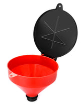 QWORK 4 quart lockable drum funnel for spill-free transfers