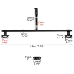 QWORK 45inch rod lock and latch packaging preview.