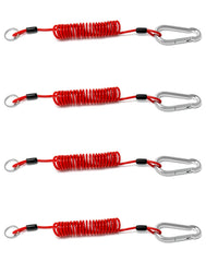 QWORK 4-pack 6ft towing cable ideal for RV and trailer emergencies.