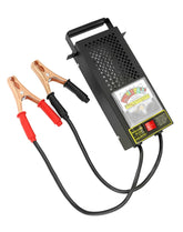 QWORK battery tester demonstrates 6V/12V capability for multiple vehicles.