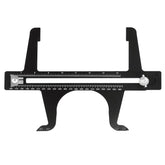 QWORK brake measuring tool front view shows overall build for precise brake adjustments