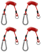 QWORK Breakaway Cable 4ft Coiled demonstrating durable, easy-to-manage towing safety.