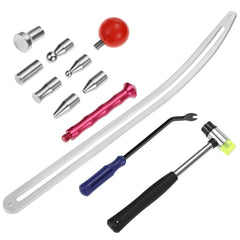 QWORK car dent removal tool kit with dent puller for DIY auto repairs