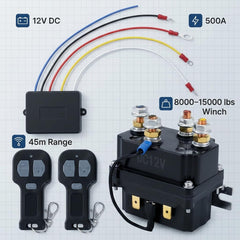 QWORK dual remote controllers enable a second operator during recovery.