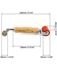 QWORK durable anti-corrosion roller for long-term field use.