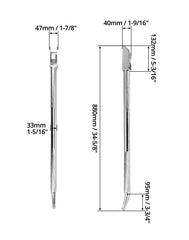 QWORK durable carbon steel construction ensures long-lasting performance.