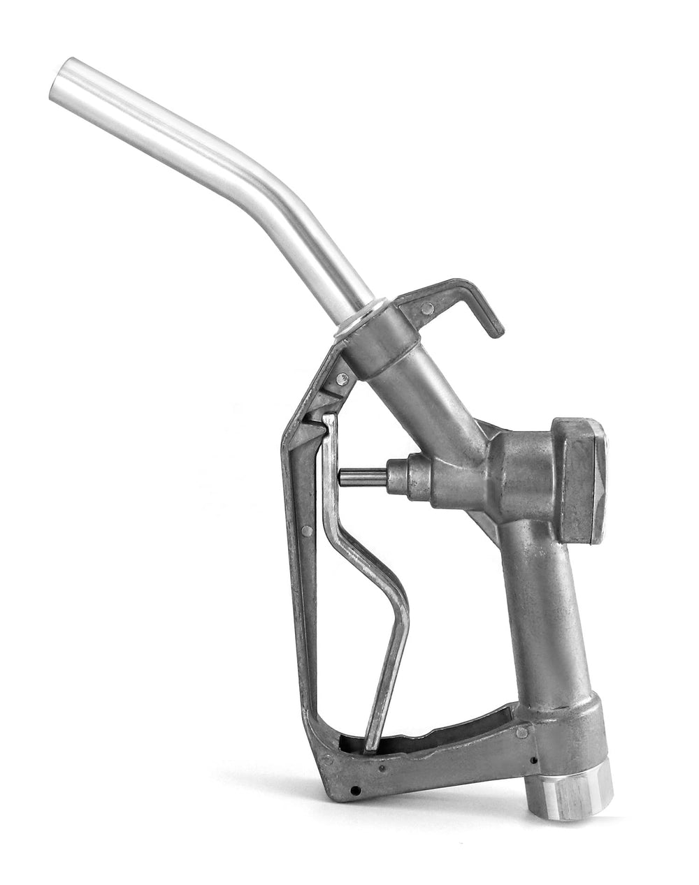 QWORK fuel nozzle 3/4 in NPT in action for quick gasoline transfer