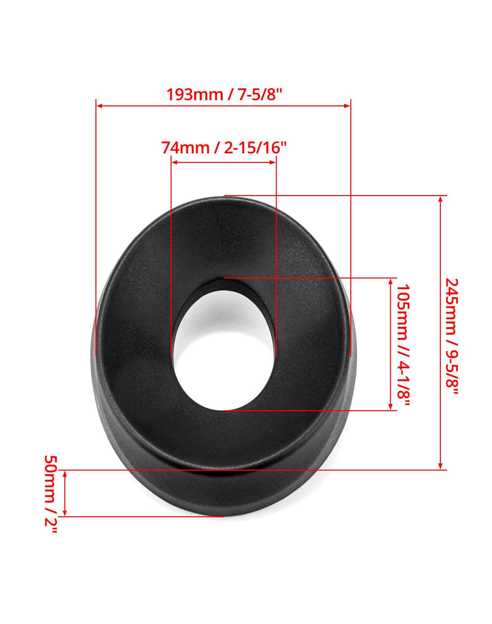QWORK donut ring design facilitates air flow for damp helmets after rides.