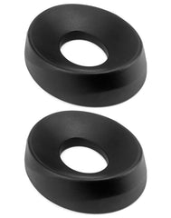 QWORK helmet stand donut ring 2-pack protects helmets from scratches during storage.