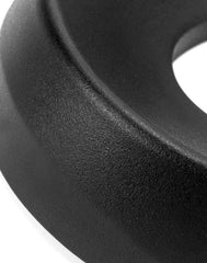 QWORK stand demonstrating ventilation use with helmet inverted on ring