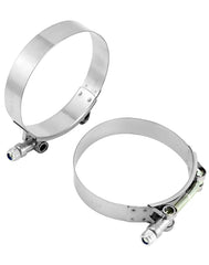 QWORK rounded-band edge detail protects soft hoses during installation.