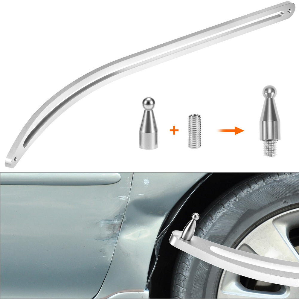 QWORK rubber mallet for gentle fixes on small irregular dents