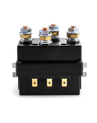 QWORK solenoid relay sealed housing shows weather-resistant construction