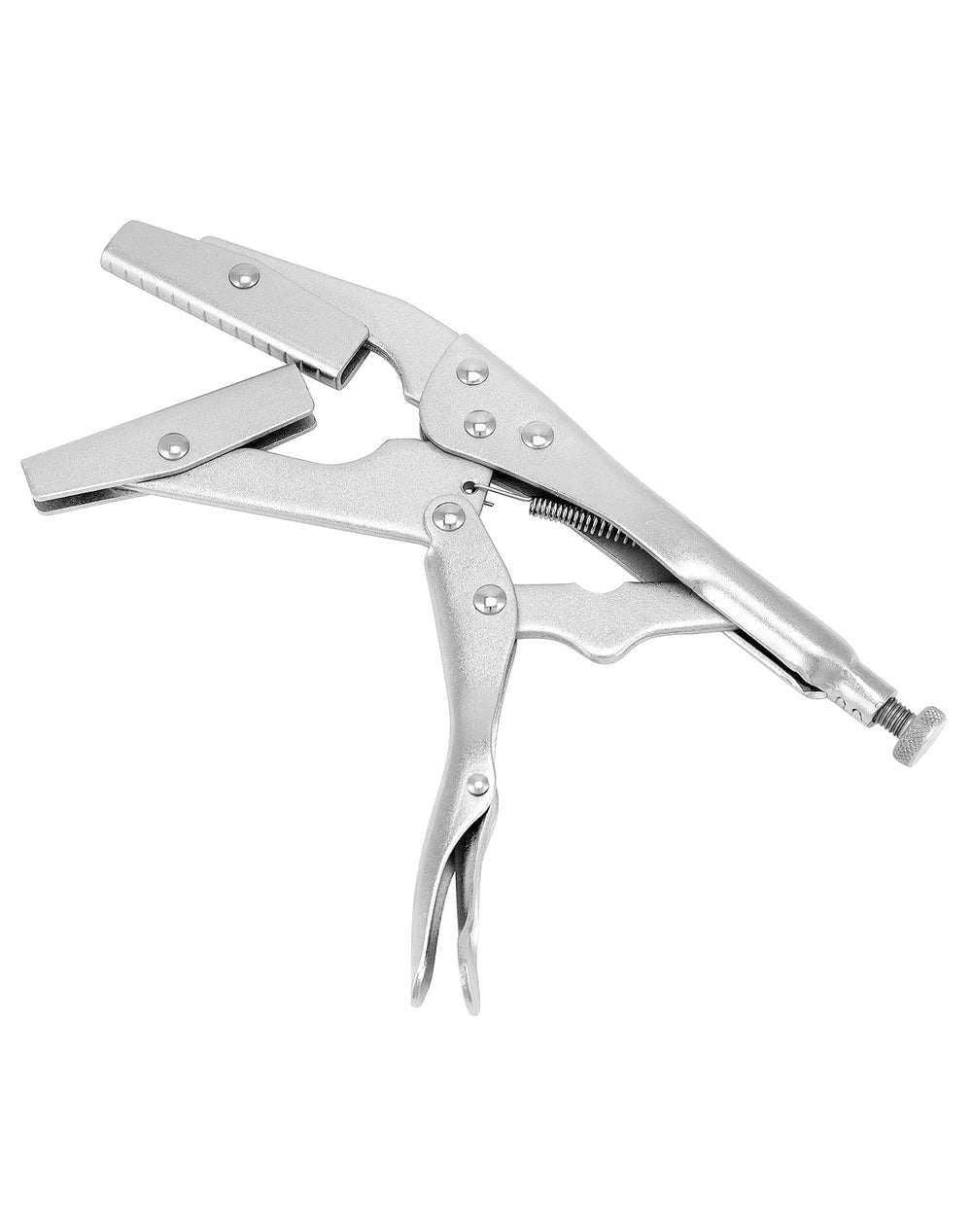 QWORK two-piece clamp set, ideal for universal automotive hoses.