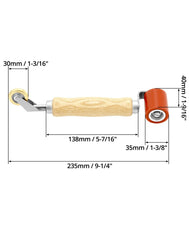 QWORK two-piece seam roller set for versatile roofing and banners