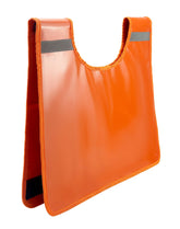 QWORK Winch Damper orange blanket protects lines during a recovery task.