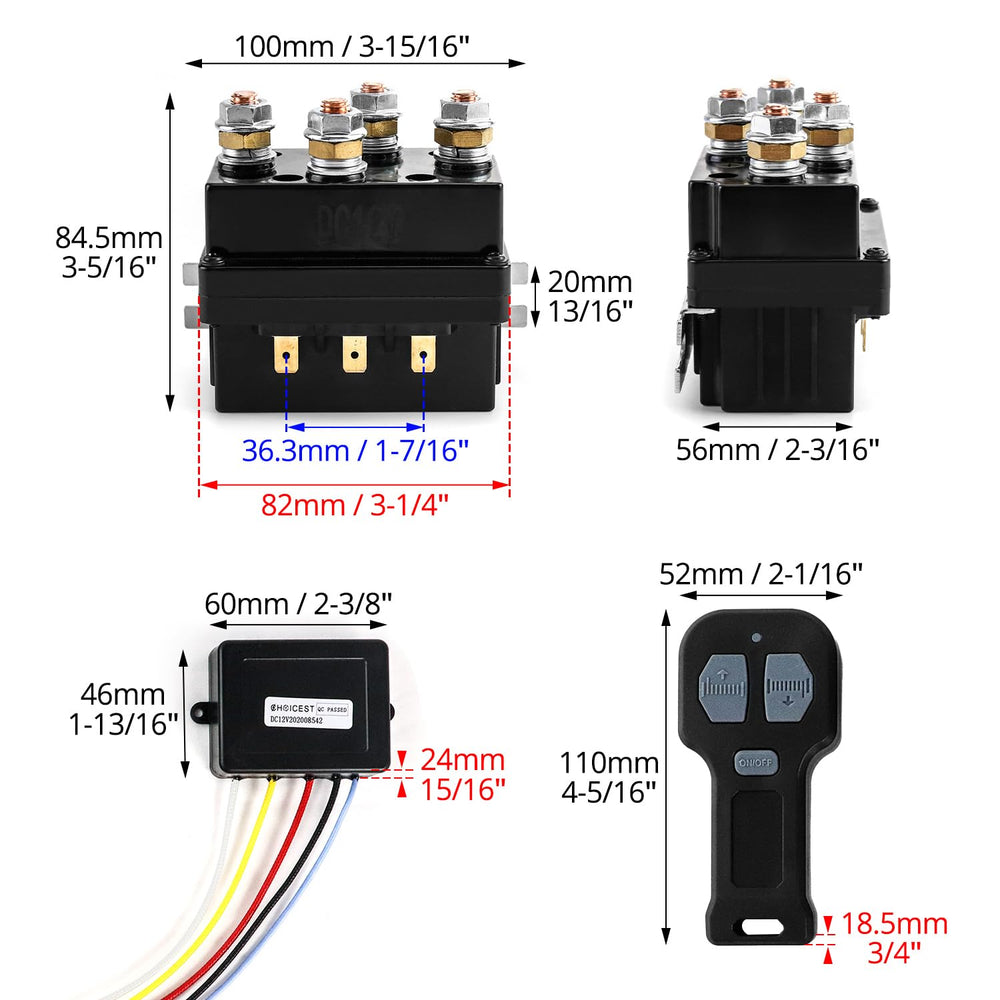 QWORK color-coded wiring diagram view for quick setup.