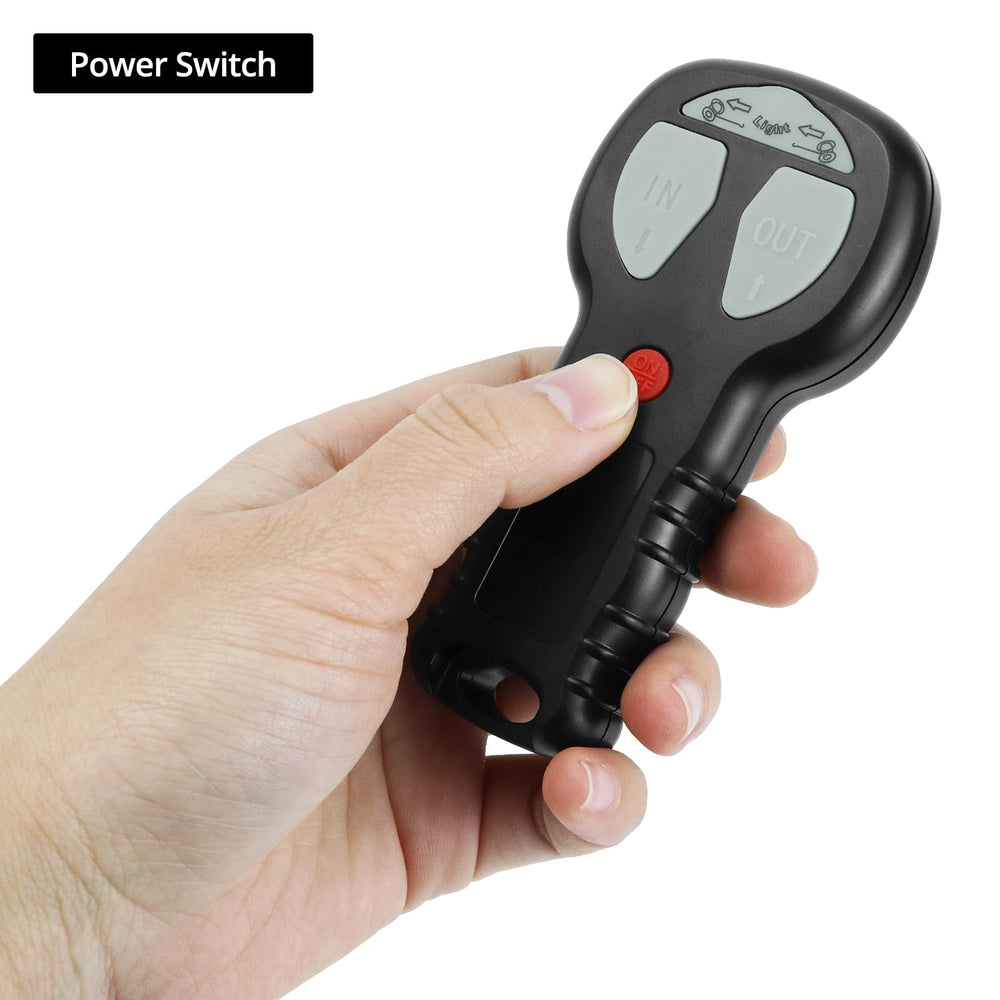 QWORK remote DC12-100V compatibility for versatile vehicle use.