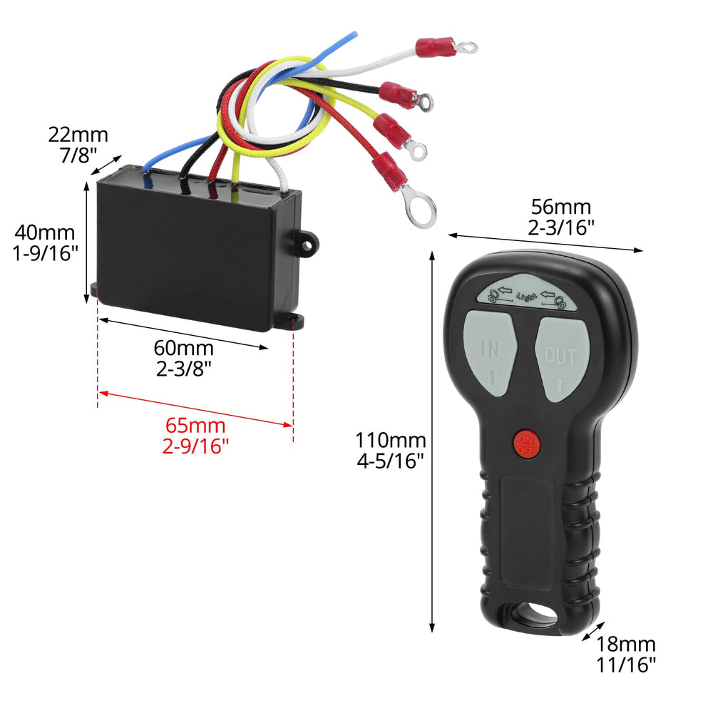 QWORK frequency-switching indicator reduces interference during operation.