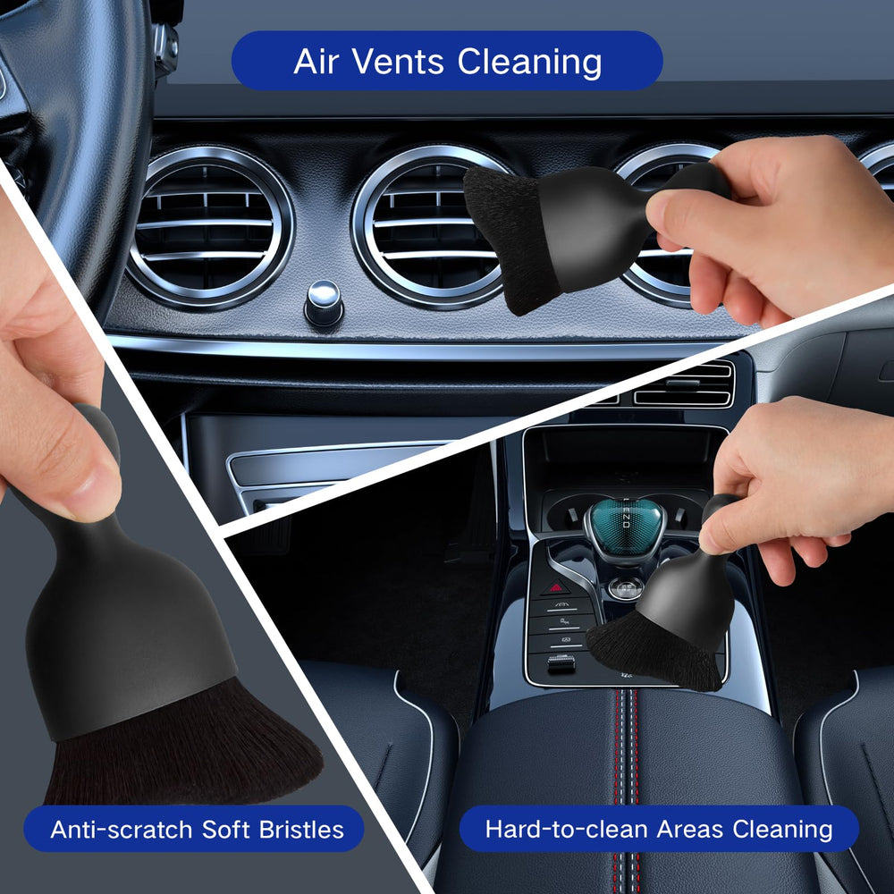 Qydipclin interior detailing brush cleans vents and surfaces without scratches